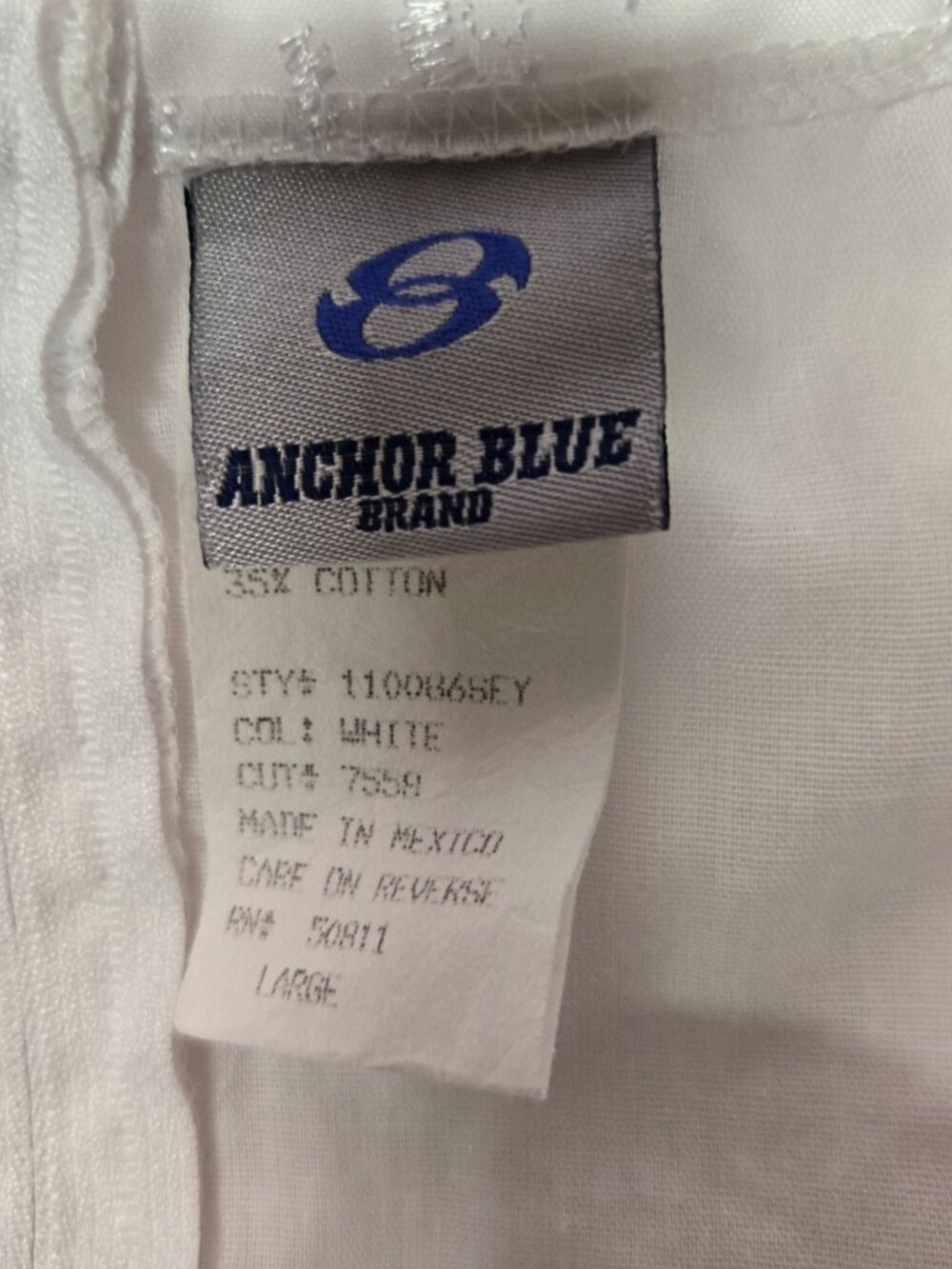 Anchor Blue Vintage-Style White Embroidered Baby Doll Dress Milkmaid Large - Picture 7 of 8